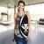 Kanaka Hawaii Map White Polynesian Women's Racerback Tank - Polynesian Pride