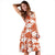 Hawaii Hibiscus Flower Pattern Midi Dress - Polynesian Pride