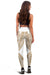 Hawaii Polyneisan Gold And White Color Special Tribal Women's Leggings - Polynesian Pride