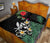 Kanaka Maoli (Hawaiian) Polynesian Quilt Bed Set - Hibiscus Turtle Tattoo Black - Polynesian Pride