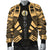 Hawaii Men Bomber Jackets - Polynesian Tattoo Gold - Polynesian Pride