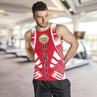 Hawaii Men Tank Top - Polynesian Tattoo Flag - Polynesian Pride