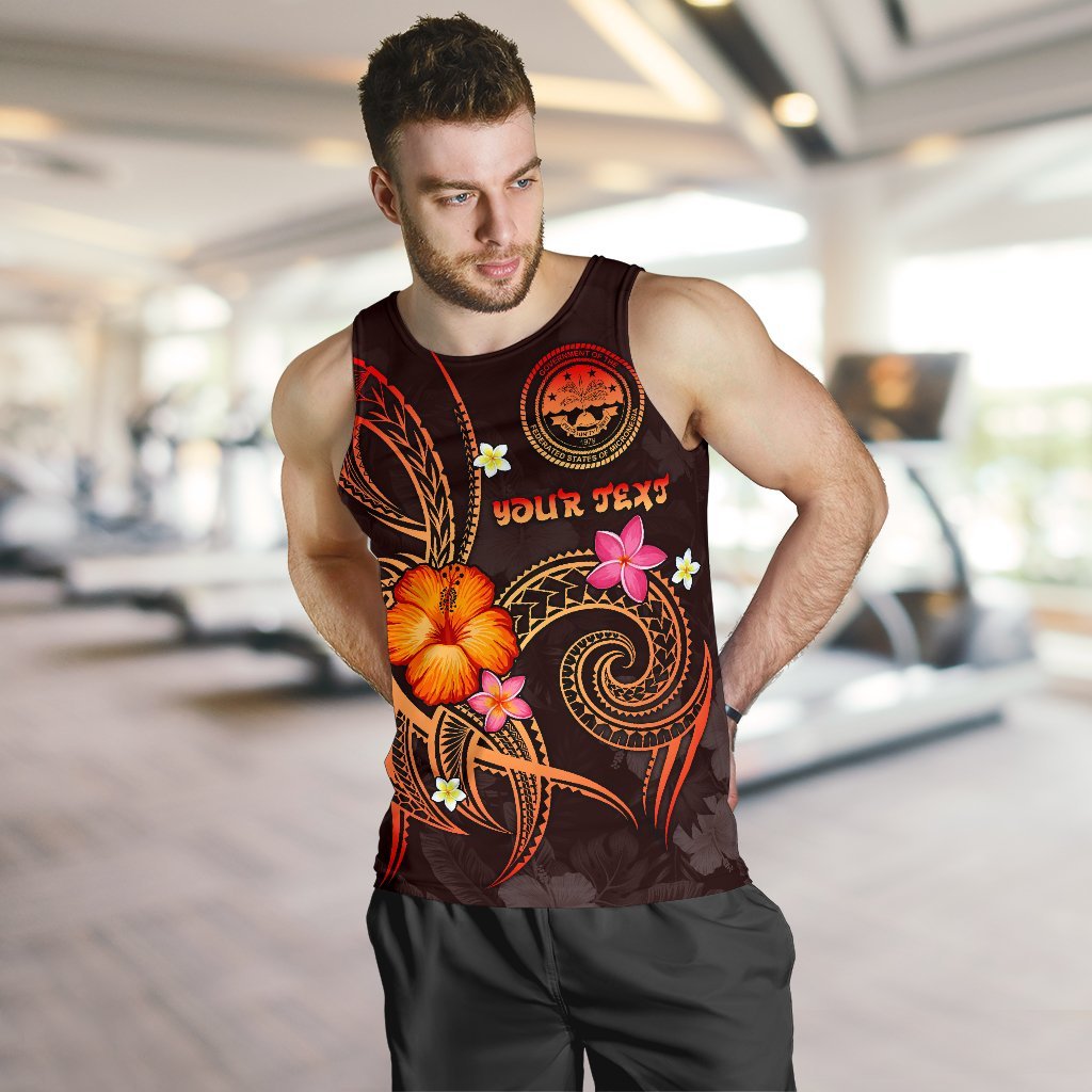 Federated States of Micronesia Polynesian Personalised Men's Tank Top - Legend of FSM (Red) Red - Polynesian Pride