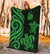 New Caledonia Premium Blanket - Green Tentacle Turtle - Polynesian Pride