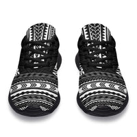 Austral Islands Sporty Sneakers - Polynesian Chief Black Version - Polynesian Pride