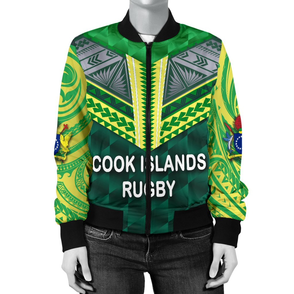 Cook Islands Ruby Women's Bomber Jacket Style - Polynesian Pride
