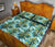 Tropical Palm Trees Blue Quilt Bed Set - Polynesian Pride