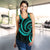 New Zealand Maori Mangopare Women Racerback Tank Polynesian - Turquoise - Polynesian Pride