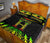 Hawaii Quilt Bed Set - Reggae Hawaii Tribal Polynesia Tattoo - Polynesian Pride