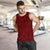 Polynesian Lauhala Mix Red Hawaii Men's Tank Top - Polynesian Pride