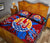 Tahiti Polynesian Quilt Bed Set - Tahiti Flag - Polynesian Pride