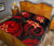 Tahiti Polynesian Quilt Bed Set - Red Plumeria - Polynesian Pride