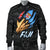 Fiji Men's Bomber Jacket - Fiji In Me (Black) - Polynesian Pride