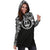 Guam Women Hoodie Dress - Guam Coat Of Arms Polynesian Black Color - Polynesian Pride