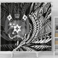 Tonga Shower Curtains - Wings Style - Polynesian Pride