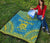 Tuvalu Premium Quilt - Tuvalu Coat Of Arms Polynesian Chief Blue Version - Polynesian Pride