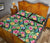 Tropical Hibiscus Banana Leafs Quilt Bed Set - Polynesian Pride