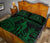 Hawaii Polynesian Quilt Bed Set - Hula Girl Green - Polynesian Pride