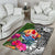 Tahiti Area Rug - Turtle Plumeria Banana Leaf - Polynesian Pride