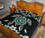 Hawaiian Greenie Turtle Plumeria Quilt Bed Set - Polynesian Pride