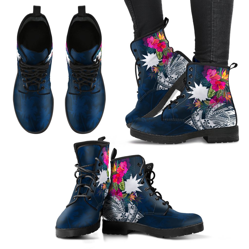 Nauru Leather Boots - Summer Vibes - Polynesian Pride