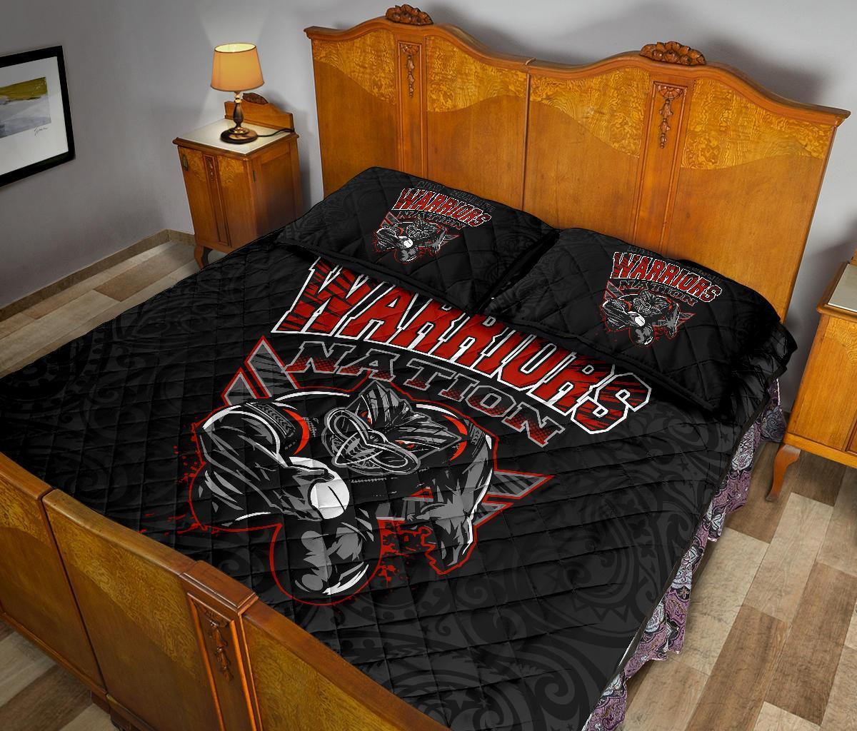 Quilt Bed Set Nz Maori Warriors Unique - Polynesian Pride