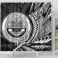 Federated States of Micronesia Shower Curtains - Wings Style - Polynesian Pride