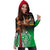 Vanuatu Women's Hoodie Dress Polynesian Palm Tree Flag - Polynesian Pride