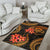 Tuvalu Area Rug - Gold Plumeria - Polynesian Pride