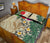 Kanaka Maoli (Hawaiian) Polynesian Quilt Bed Set - Hibiscus Turtle Tattoo Beige - Polynesian Pride