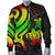 Chuuk Micronesian Men Bomber Jacket - Reggae Tentacle Turtle - Polynesian Pride