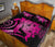 Hawaii Turtle Hibiscus Polynesian Vintage Quilt Bed Set - Pink - Polynesian Pride