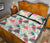 Hawaii Quilt Bed Set Tropical Leaf Triangle Pattern AH - Polynesian Pride