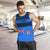 Fiji Men's Tank Top - Tapa Blue Style - Polynesian Pride