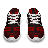 Samoa Sport Sneakers - Polynesian Tattoo Red - Polynesian Pride