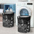New Caledonia Laundry Basket - Polynesian Turtle Hibiscus Black - Polynesian Pride