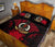 Vanuatu Polynesian Quilt Bed Set Hibiscus Red - Polynesian Pride