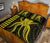 Hawaii Octopus KaKau Polynesian Quilt Bed Set - Yellow - Polynesian Pride