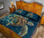 Hawaii Sea Turtle Water Color Travel Sea Quilt Bed Set - Polynesian Pride