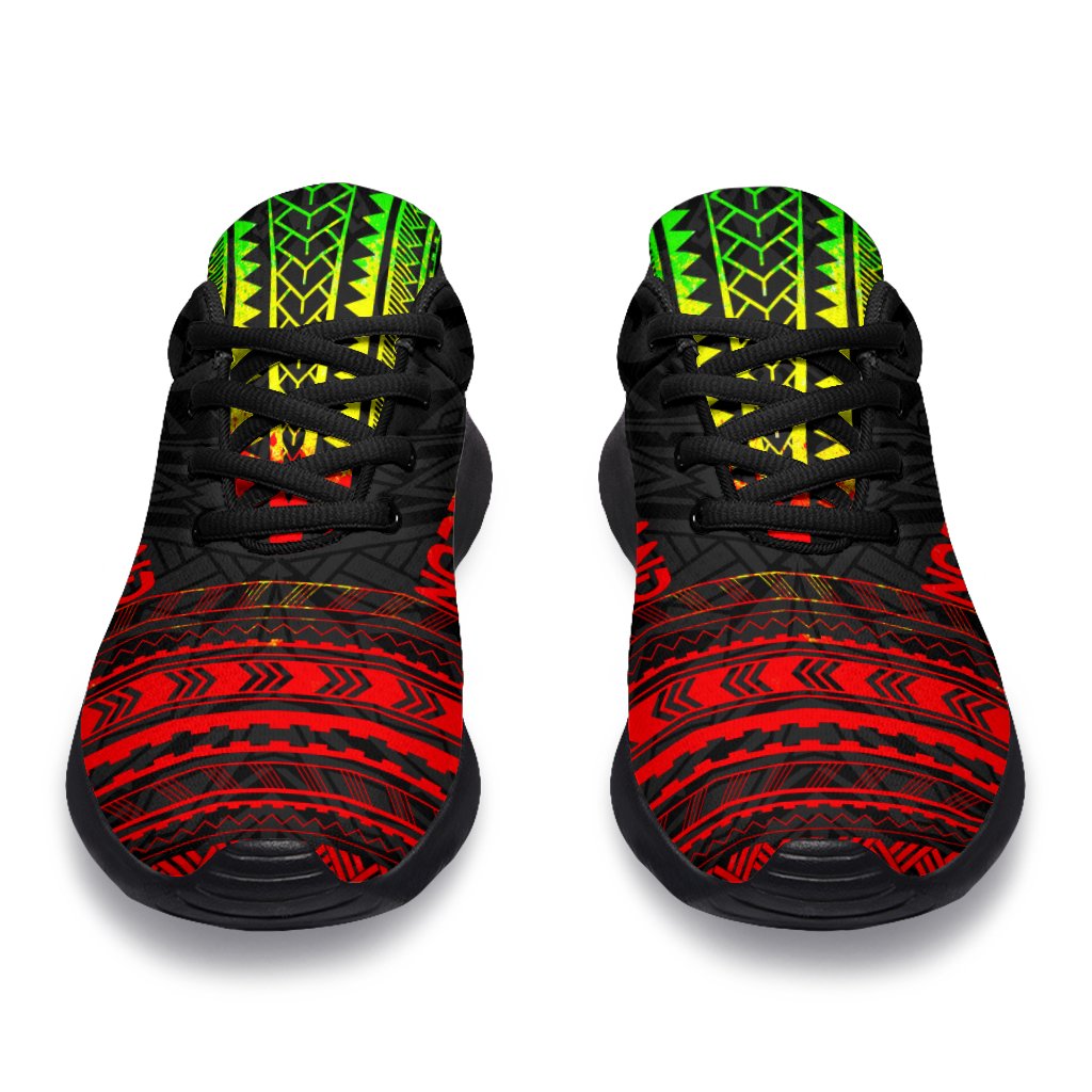 Norfolk Island Sporty Sneakers - Polynesian Chief Reggae Version - Polynesian Pride