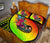 Guam Quilt Bed Set - Polynesian Hook And Hibiscus (Raggae) - Polynesian Pride