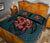 Hawaii Turtle Hibiscus Polynesian Quilt Bed Set - Polynesian Pride