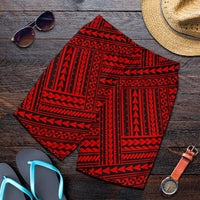 Polynesian Nation Red Men's Short - Polynesian Pride