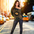 Cook Islands Polynesian Shoulder Sweater Map Gold - Polynesian Pride