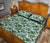 Tropical Flowers Monstera Leaf Quilt Bed Set - Polynesian Pride