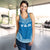 Yap Women's Racerback Tank - Polynesian Chief Flag Version - Polynesian Pride