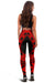 Wallis And Futuna Women Leggings Polynesian Pattern Red - Polynesian Pride