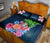 Pineapple Hibiscus Pattern Quilt Bed Set - Polynesian Pride