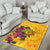 Polynesian Hawaii Kanaka Maoli Area Rug - Hibiscus Flowers & Polynesian Patterns - Polynesian Pride