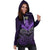 Maori Manaia New Zealand Hoodie Dress Purple - Polynesian Pride